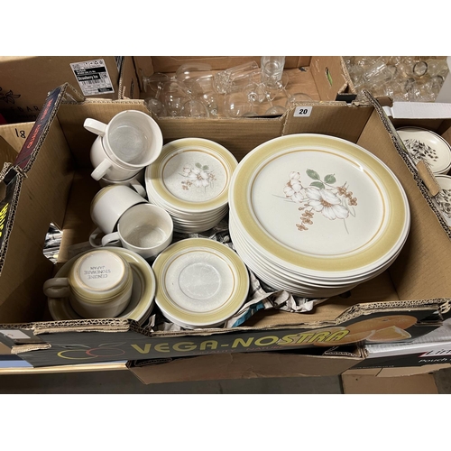 20 - STONEWARE DINNER SET