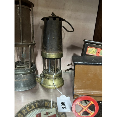 206 - OLD MINERS LAMP