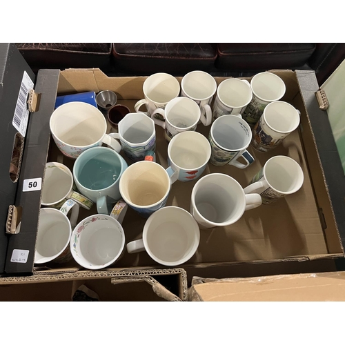 50 - SELECTION OF MUGS