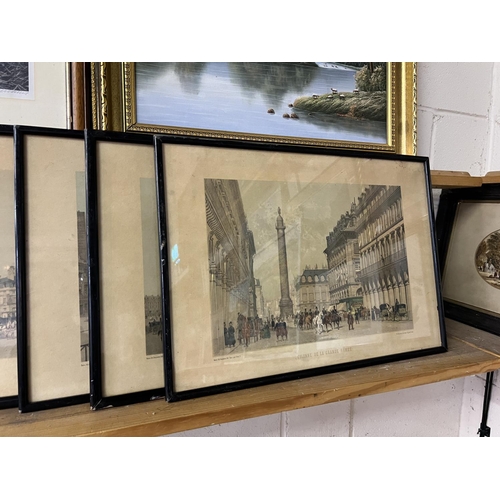 289 - X4 1860'S PARIS PRINTS