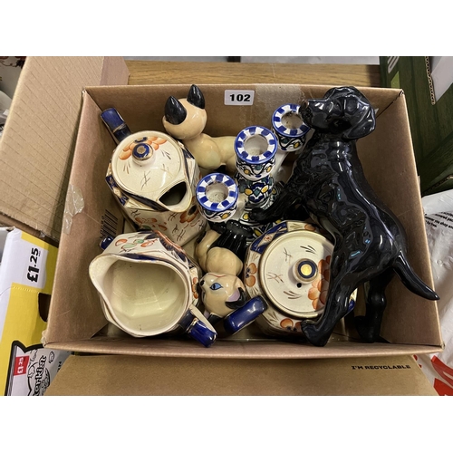 102 - x2 BOXES OF MIXED CHINA