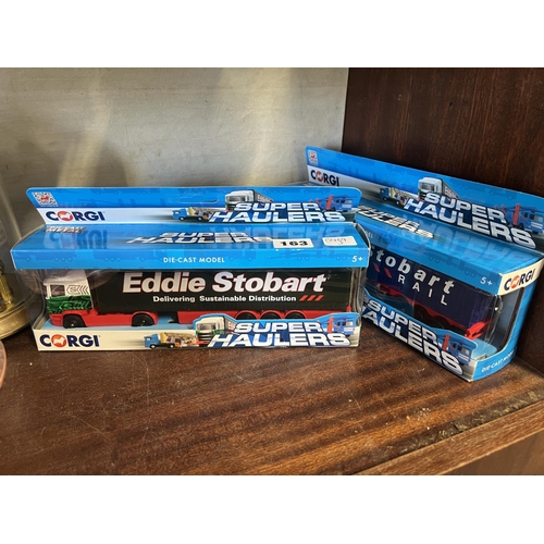 163 - X2 CORGI STOBART LORRIES