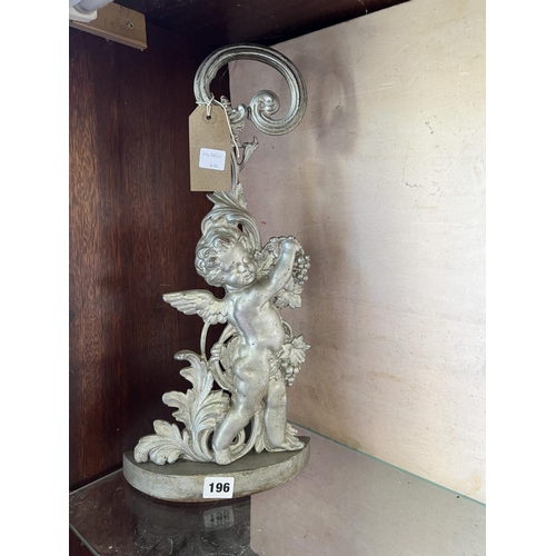 196 - VICTORIAN CHERUB DOORSTOPPER