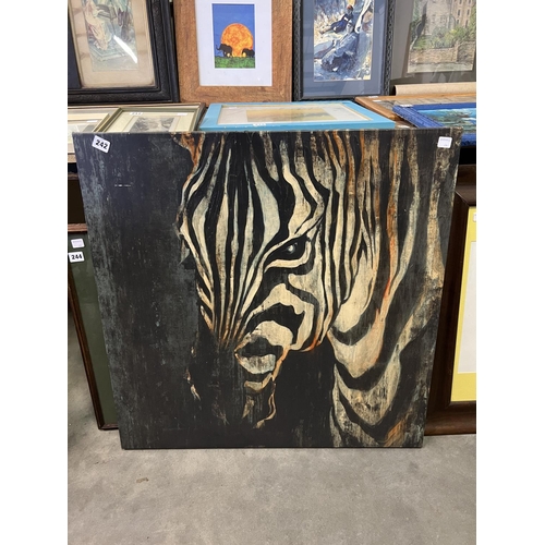 242 - ZEBRA PAINTING