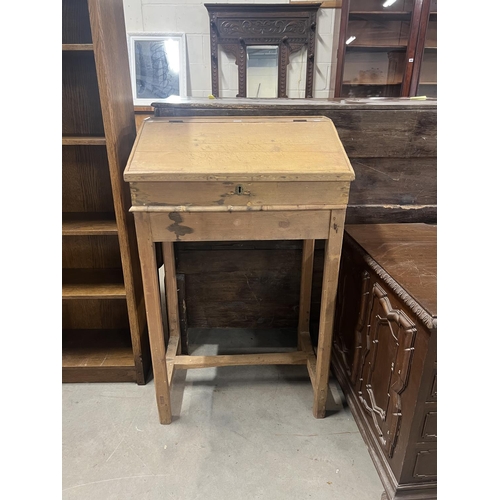 395 - VICTORIAN SCHOOL MASTERS DESK