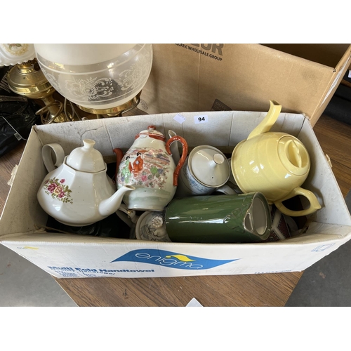 94 - MIXED TEAPOTS