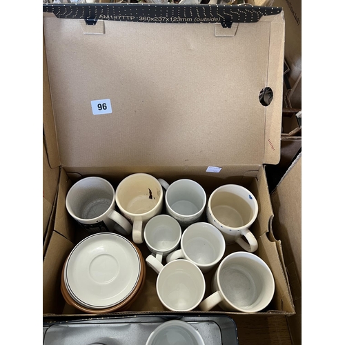 96 - BOX OF MUGS