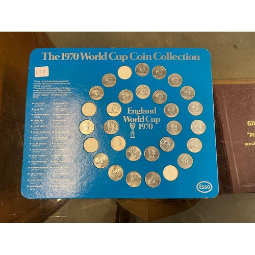 117A - THE 1970 WORLD CUP COIN COLLECTION