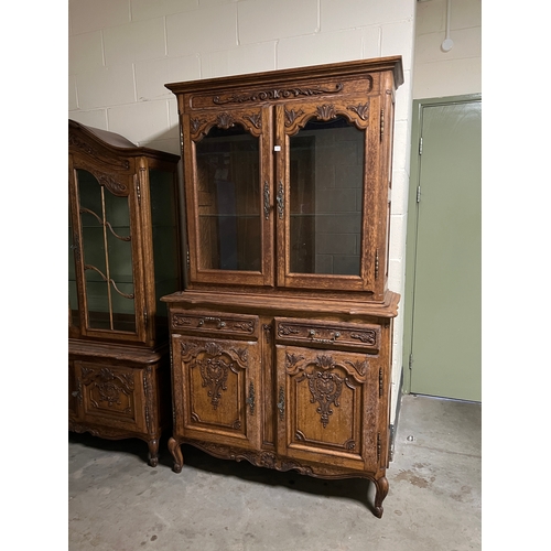 462 - ANTIQUE FRENCH DISPLAY CABINET