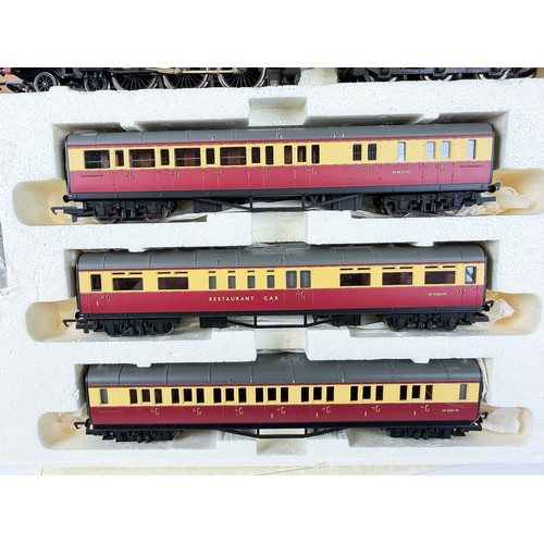 Hornby OO gauge loco and coach set. With certificate The Red Dragon ...