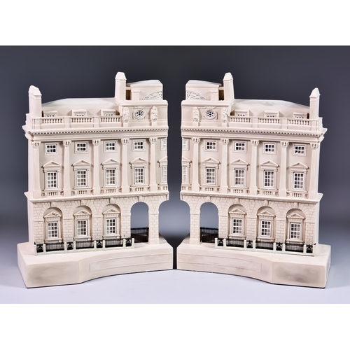 201 - Timothy Richards (20th/21st Century) - Architectual Models - Pair of bookends in the form of Somerse... 