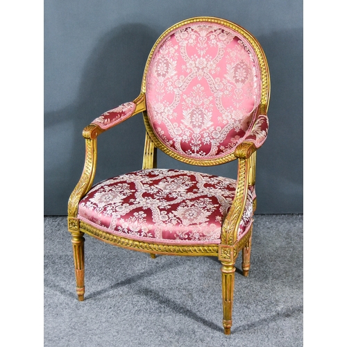 321 - A 19th Century French Giltwood Fauteil of 