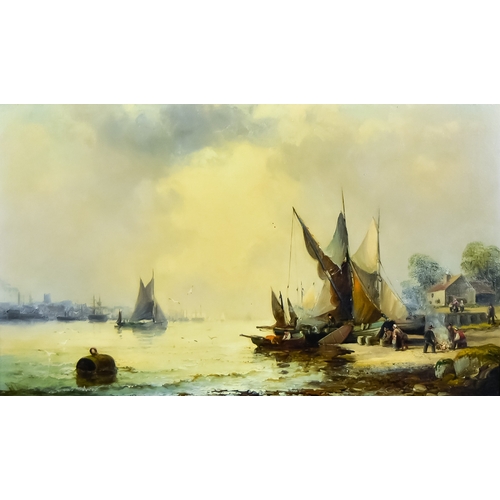 61 - William Anslow Thornbury (fl. 1858-1898) - Oil painting - 