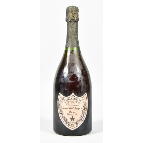 734 - One Bottle 1982 Dom Perignon Rose Champagne