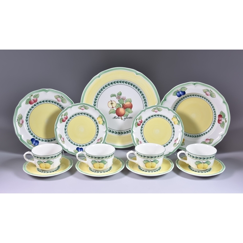 745 - Villeroy & Boch French Garden Pattern Six Place Setting Service,Â comprising : - six cups and saucer... 