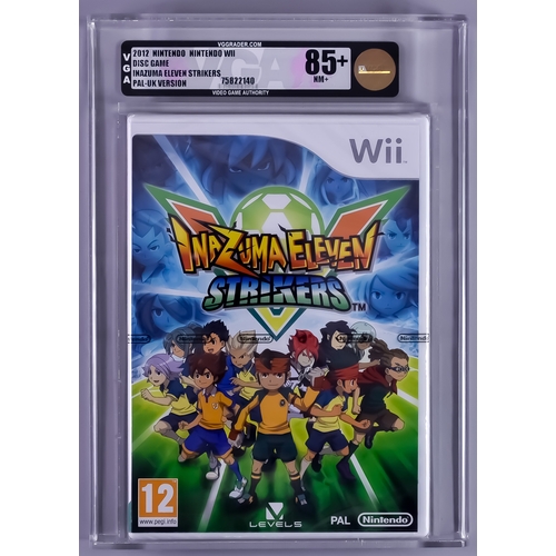 106 - 2012 Nintendo Wii – Inazuma Eleven Strikers – PAL/UK Version VGA 85+/NM+, with Nintendo strip seal a... 