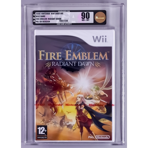 109 - 2008 Nintendo Wii – Fire Emblem: Radiant Dawn – PAL/UK Version VGA 90/NM+/Mint, with red Nintendo st... 