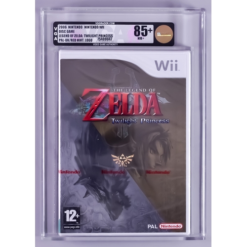 116 - 2006 Nintendo Wii – The Legend of Zelda Twilight Princess – PAL/UK Version White Nintendo Logo Game ... 