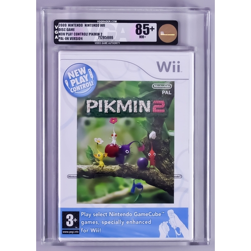 120 - 2009 Nintendo Wii – New Play Control Pikmin 2 – PAL/UK Version VGA 85+/NM+, with Nintendo strip seal... 