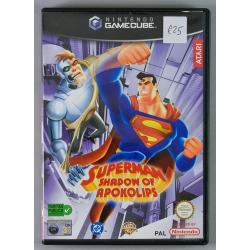 77 - Nintendo GameCube - Superman: Shadow of Apokolips, PAL version, in original box with instruction man... 