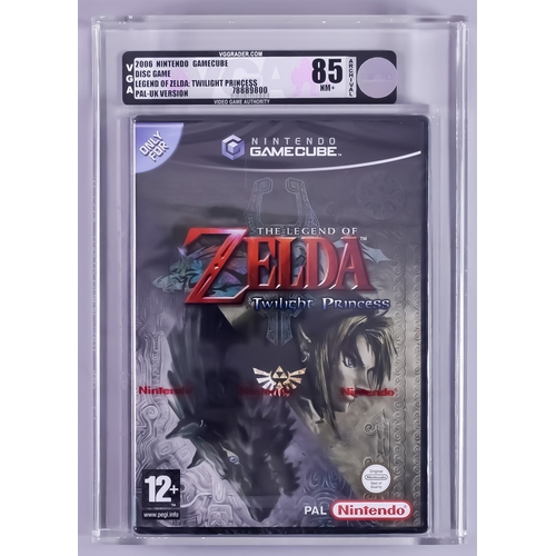 88 - 2006 Nintendo GameCube – The Legend of Zelda: Twilight Princess – PAL/UK Version VGA 85/NM+, with re... 