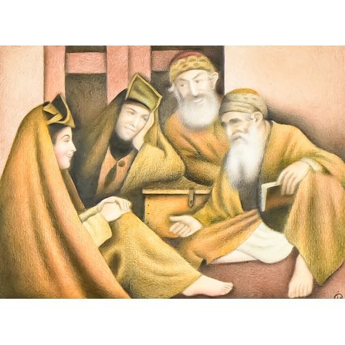 After Muhammad Ghaffari (c. 1847-1941) - Pencil drawing - 