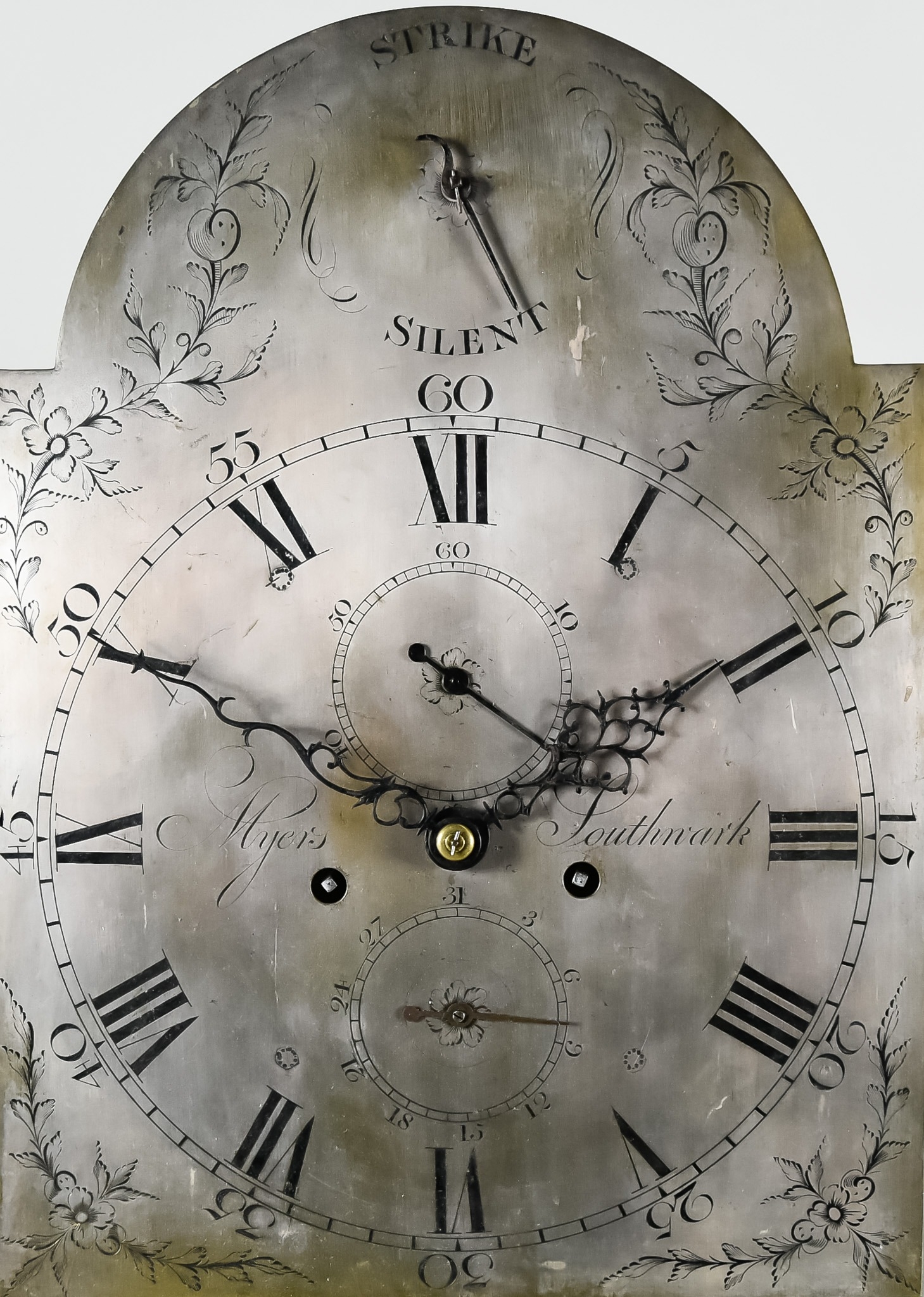 A Late 18th/Early 19th Century Longcase Clock Movement, by Myers of ...
