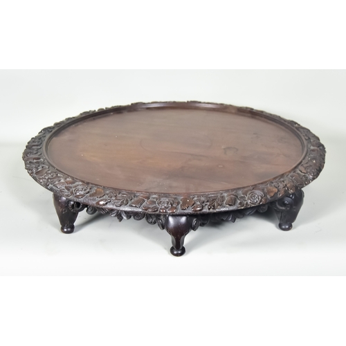 273 - A 19th Century Scottish Turned Mahogany 