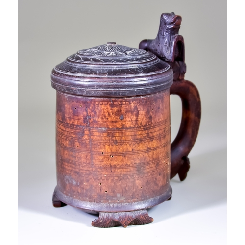 274 - An 18th Century Norwegian Turned Birch Peg 