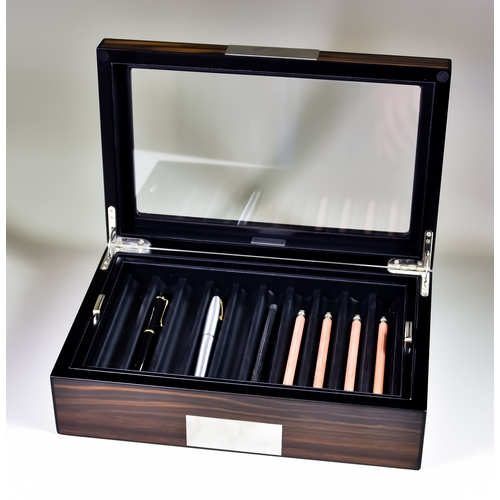 280 - A Small Quantity of Ink Pens and Pencils in Display Box, comprising - a Pelikan 