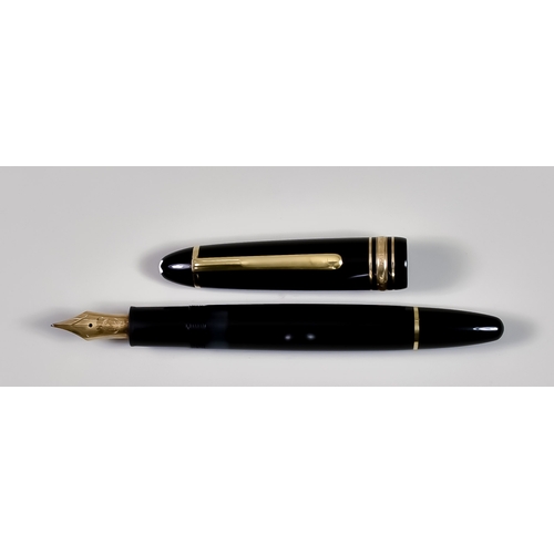 293 - A Montblanc Fountain Pen, Model 4810 (146), 14ct gold nib, with gold manufacturer's band to cap, 6in... 
