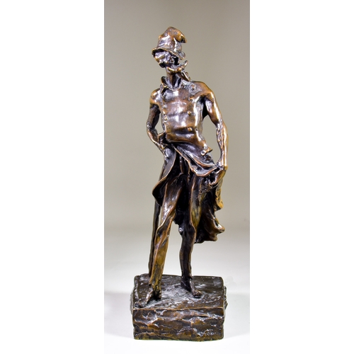 315 - After Honore Daumier (1808-1879) - Brown patinated bronze - 