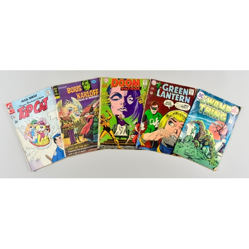 330 - Nine DC Comics, comprising - Doom Patrol no 118, Green Lantern no, 69, most Dangerous Villains Wante... 