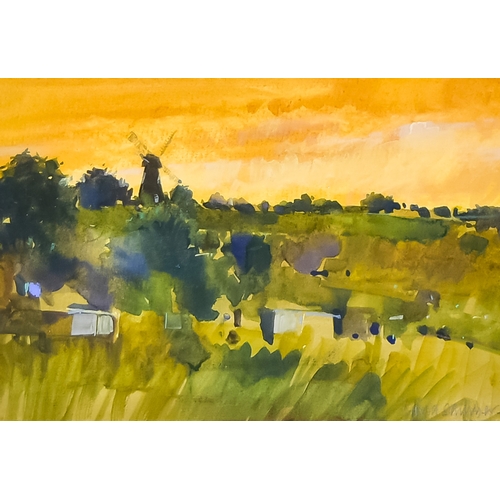 344 - ***David Sawyer (born 1961) - Watercolour - 