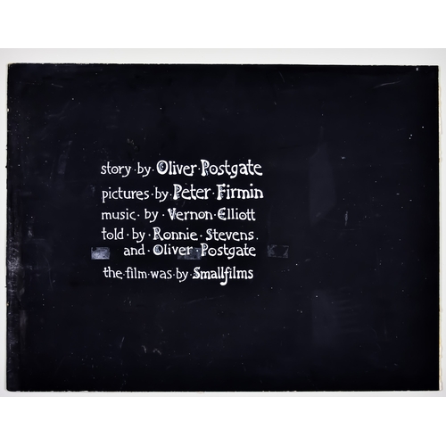 534 - Peter Firmin (1928-2018) - Mixed media - End credits board for Smallfilms' productions, comprising t... 