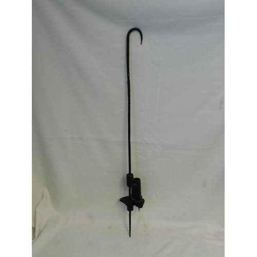 176 - Late Victorian Cast Iron Gamekeepers alarm gun for deterring poachers