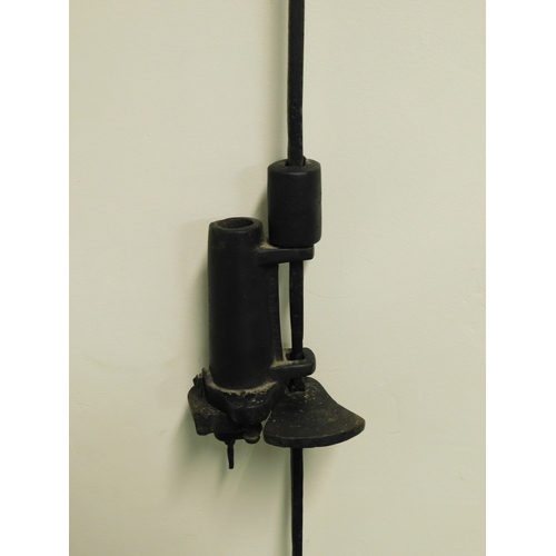 176 - Late Victorian Cast Iron Gamekeepers alarm gun for deterring poachers