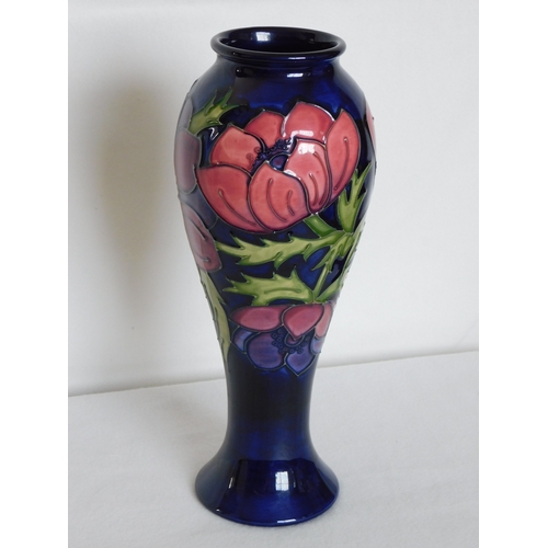 226 - 1994 Moorcroft Anemone pattern ©34/94 vase (2nd)
-height 27½cm (11