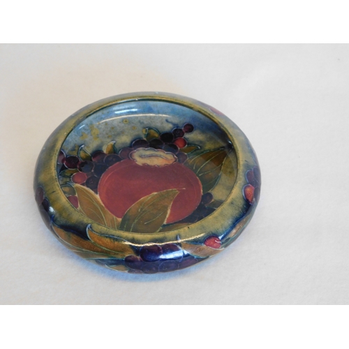 233 - Moorcroft Pomegranate pattern bowl / dish
-diameter 11cm (4¼