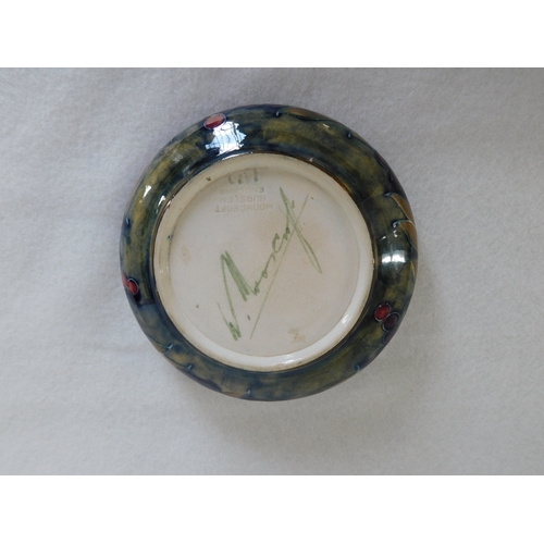 233 - Moorcroft Pomegranate pattern bowl / dish
-diameter 11cm (4¼