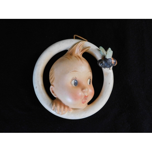 234 - 1935-55 Hummel #30/0A Ba-bee-ring (boy) by Reinhold Unger (1880-1974)
-diameter 12½cm (5