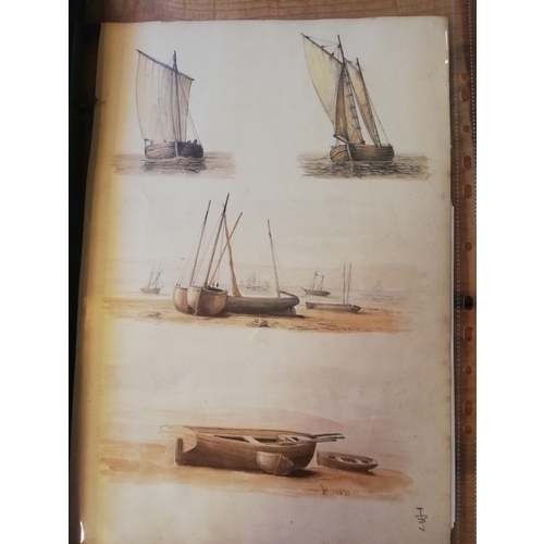 97 - 3 x watercolours by John Barret
-sizes 38cm x 25cm, 44cm x 34cm & 45cm x 35cm