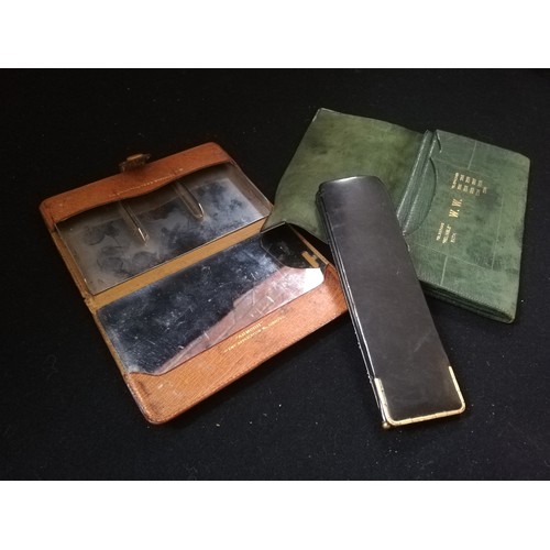 117 - Harrods cigar chute with integral piercer t/w 2 other wallets