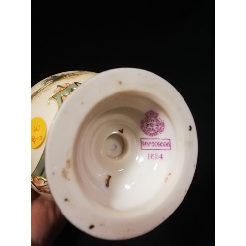 161 - 1899 Royal Worcester vase with cover #1654
-Rd No 209596
-10