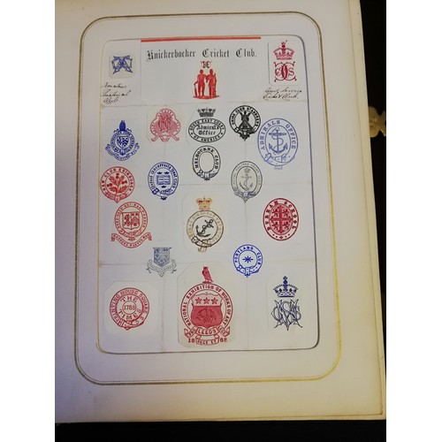 202 - Album full of crests / arms / monograms
The full album (52 sides) has virtually every one of the 100... 