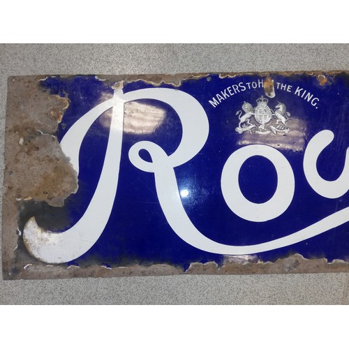 223 - Enamel sign - Rowntree's elect Cocoa - makers to HM the king
-61