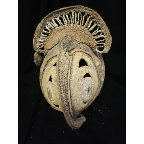 261 - Papua New Guinea woven mask - 18