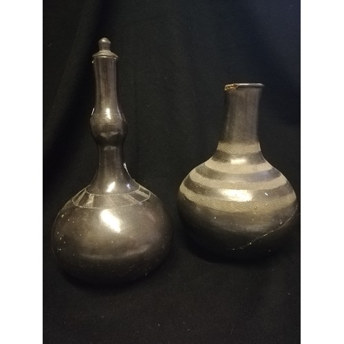 268 - Pair of African pottery vessels