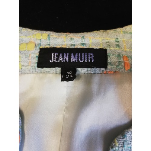 284 - Jean Muir jacket 
-94% cotton 6% nylon 
-UK Size 10