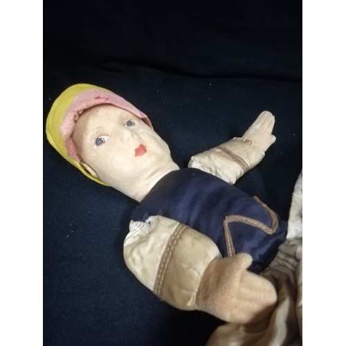 10 - Fabric pyjama case in the form of a doll wearing pantaloons